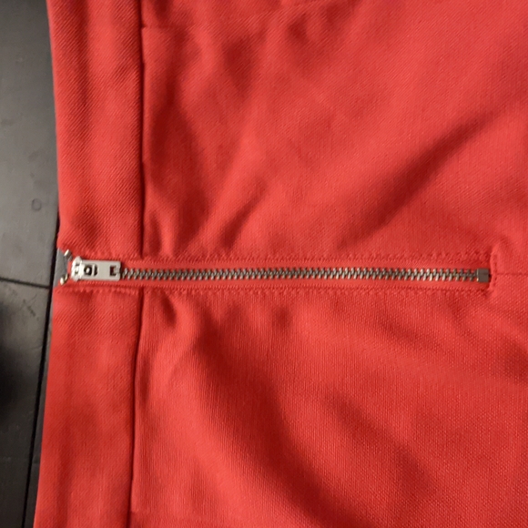 Gap Pink/Coral Pocket Mini Skirt w Zippers - Picture 3 of 4